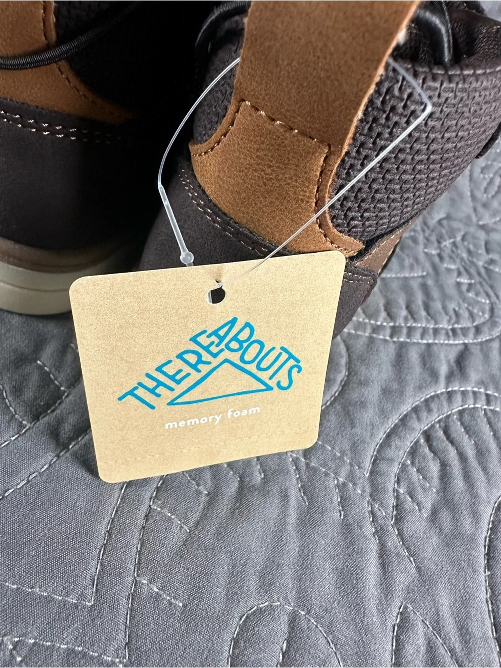 Thereabouts Toddler Boys Brown Lil Asher Flat Heel Boots NWT Size Toddler 6